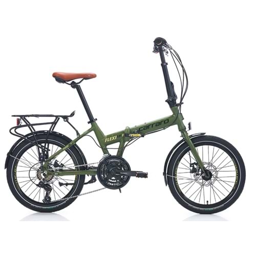 Carraro Flexı 121D 20 Jant 21V Md Mat Haki/Yeşil-Siyah Katlanır Bisiklet