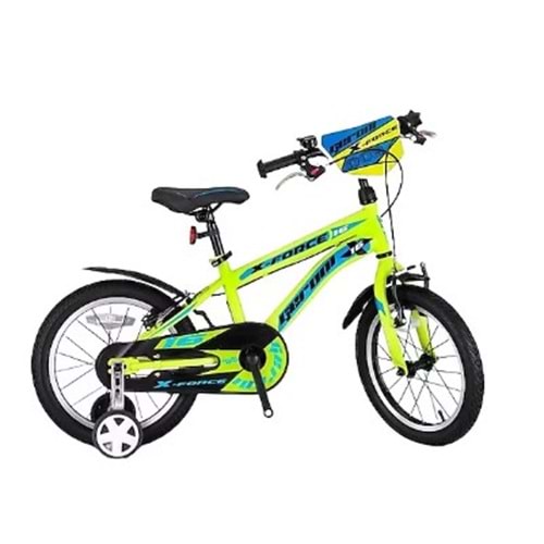Geroni X-Force 16 Jant K:10 V Neon Sarı/Mavi Çocuk Bisikleti