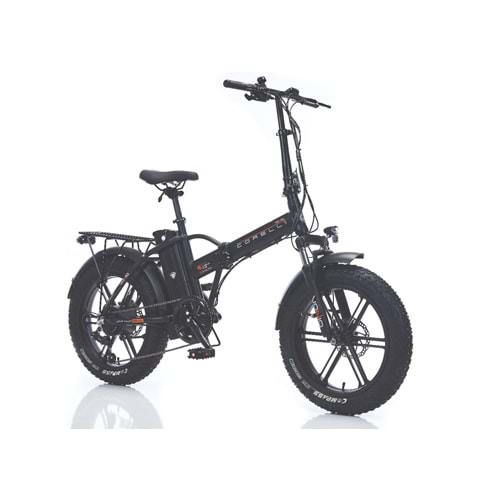 Corelli Vonıq Eco Magnesıum 20 Jant K:42 Hd Siyah Katlanır Elektrikli Bisiklet